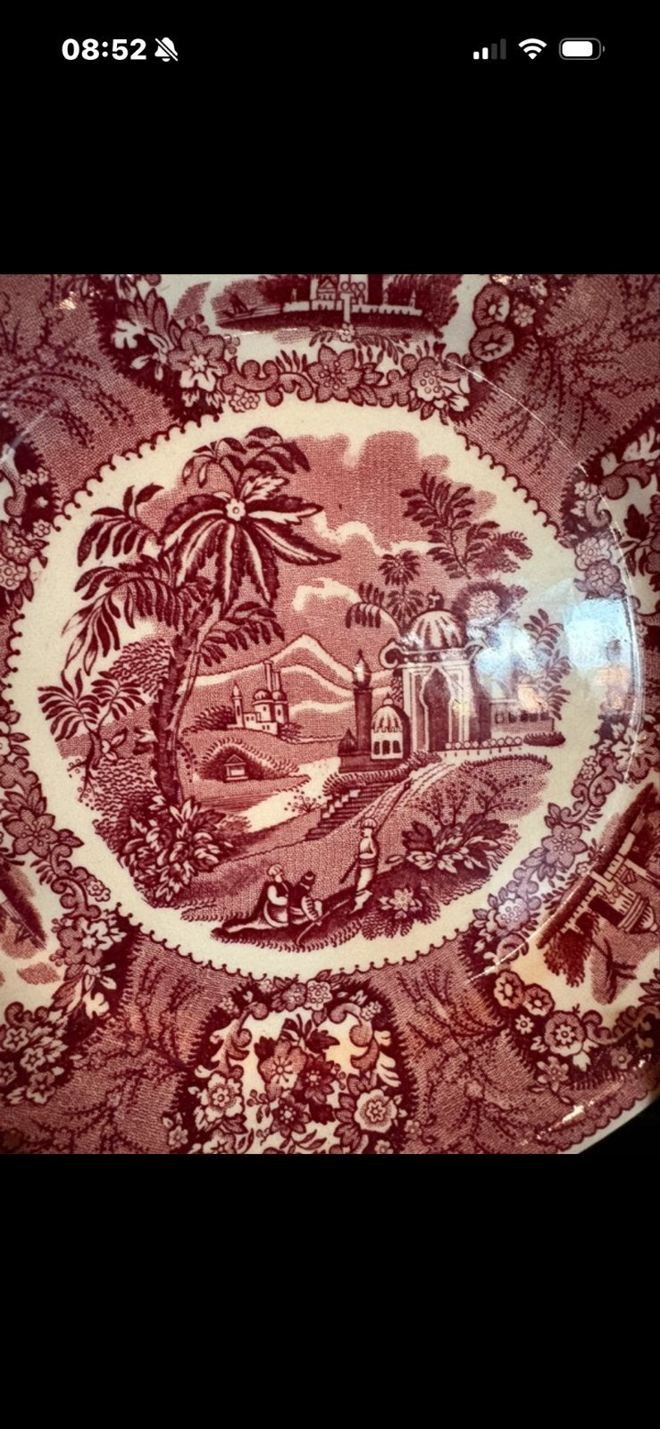 Antiek Petrus Regout & Co Maastricht 'Oriental' bord, Ophalen of Verzenden