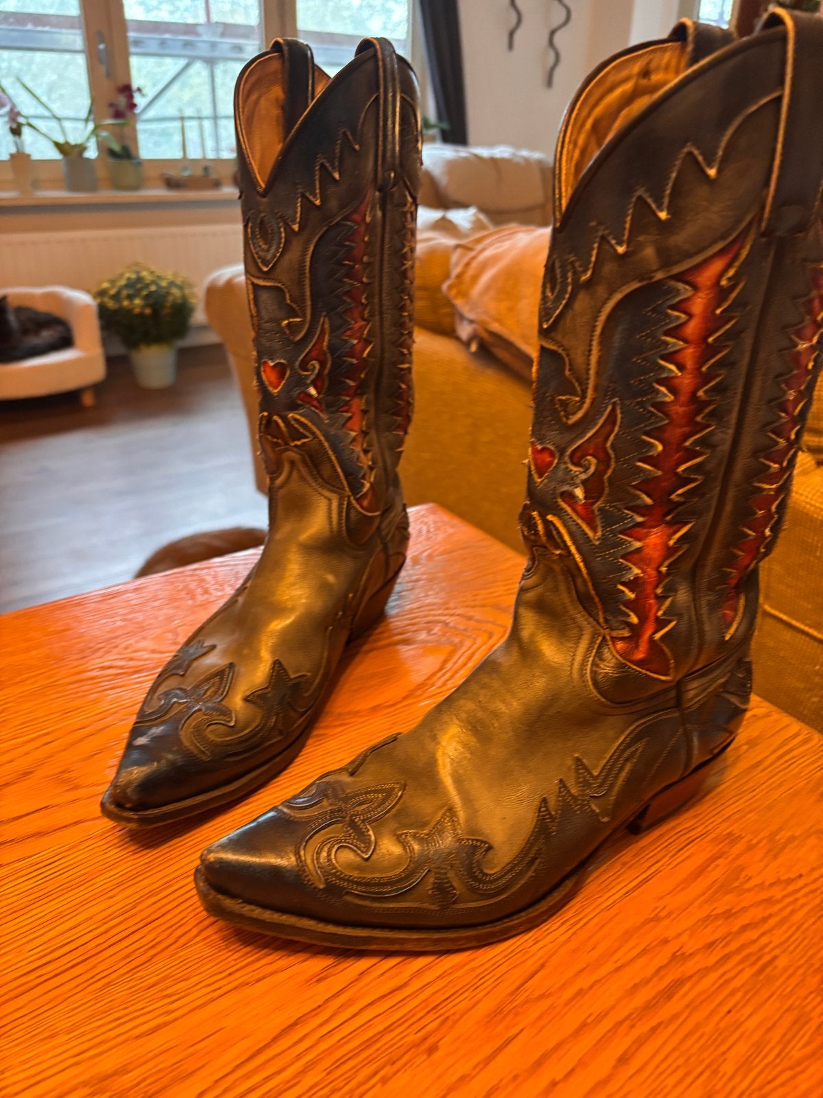 Originele Sendra Cowboylaarzen - Maat 41, Hoge laarzen, Blauw, Ophalen of Verzenden, Gedragen