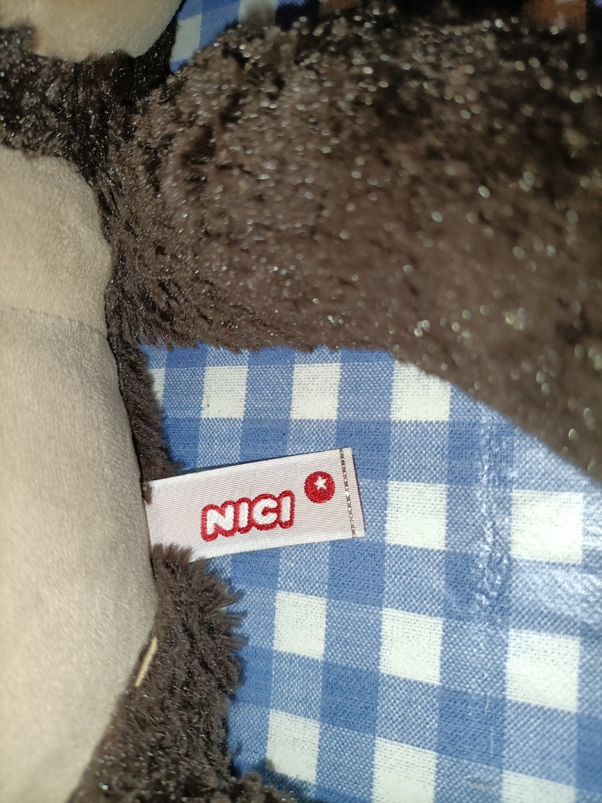 Nici aap knuffel 23 cm groot, Ophalen of Verzenden, Zo goed als nieuw, Overige typen