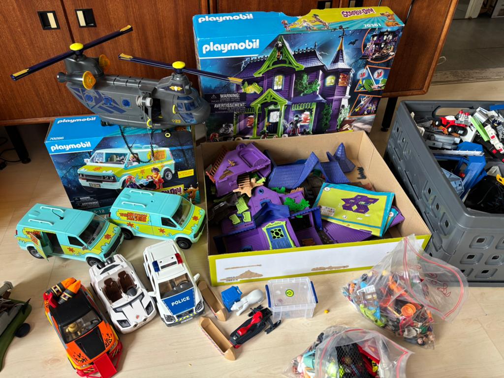Playmobil Scooby-Doo en Gevangenis, Helikopter Compleet, Ophalen of Verzenden, Gebruikt, Complete set
