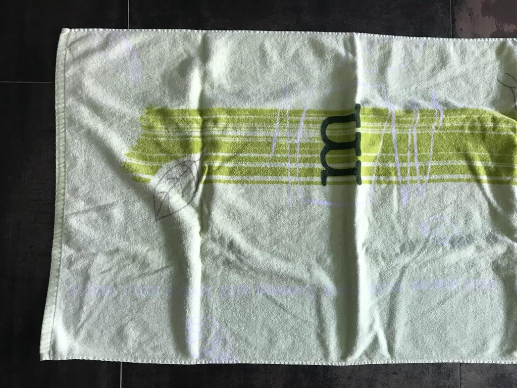 MEXX strandlaken ichtgroen pastel lime circa 115 x 61 cm, Huis en Inrichting, Ophalen of Verzenden, Zo goed als nieuw, Groen, Handdoek