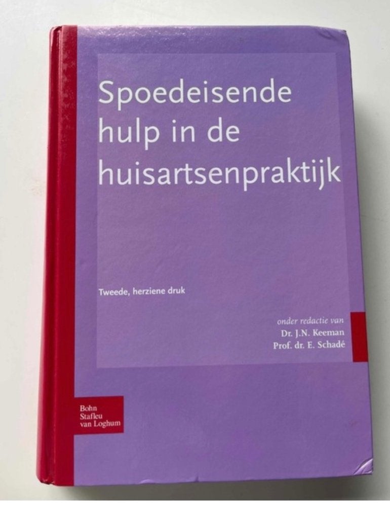 Spoedeisende hulp in de huisartspraktijk, Boeken, Ophalen of Verzenden, Bohn Stafleu van Loghum, Beta, WO
