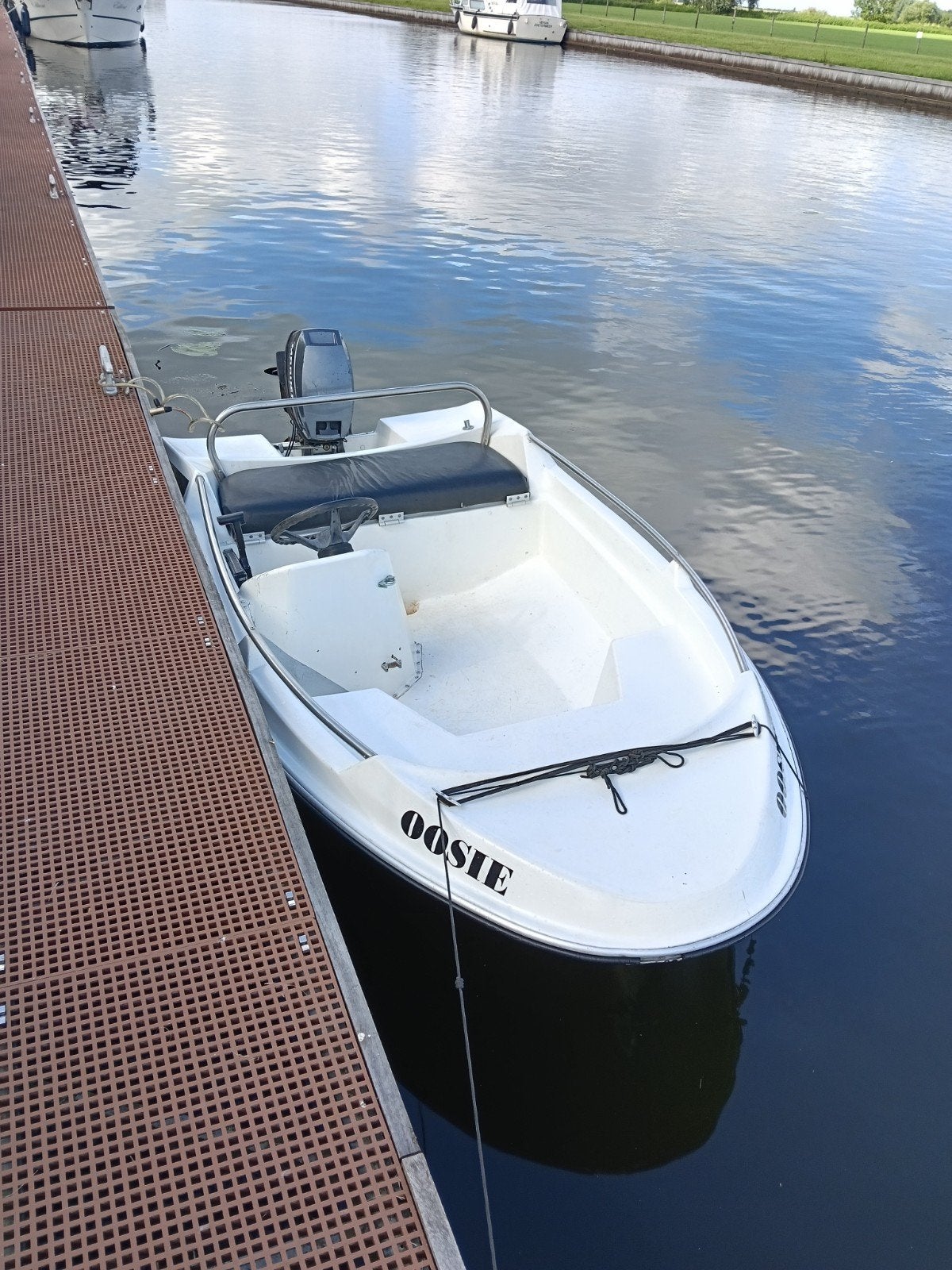polyester boot met defecte motor 9.9 moter, Watersport en Boten, Ophalen of Verzenden, Motorboot
