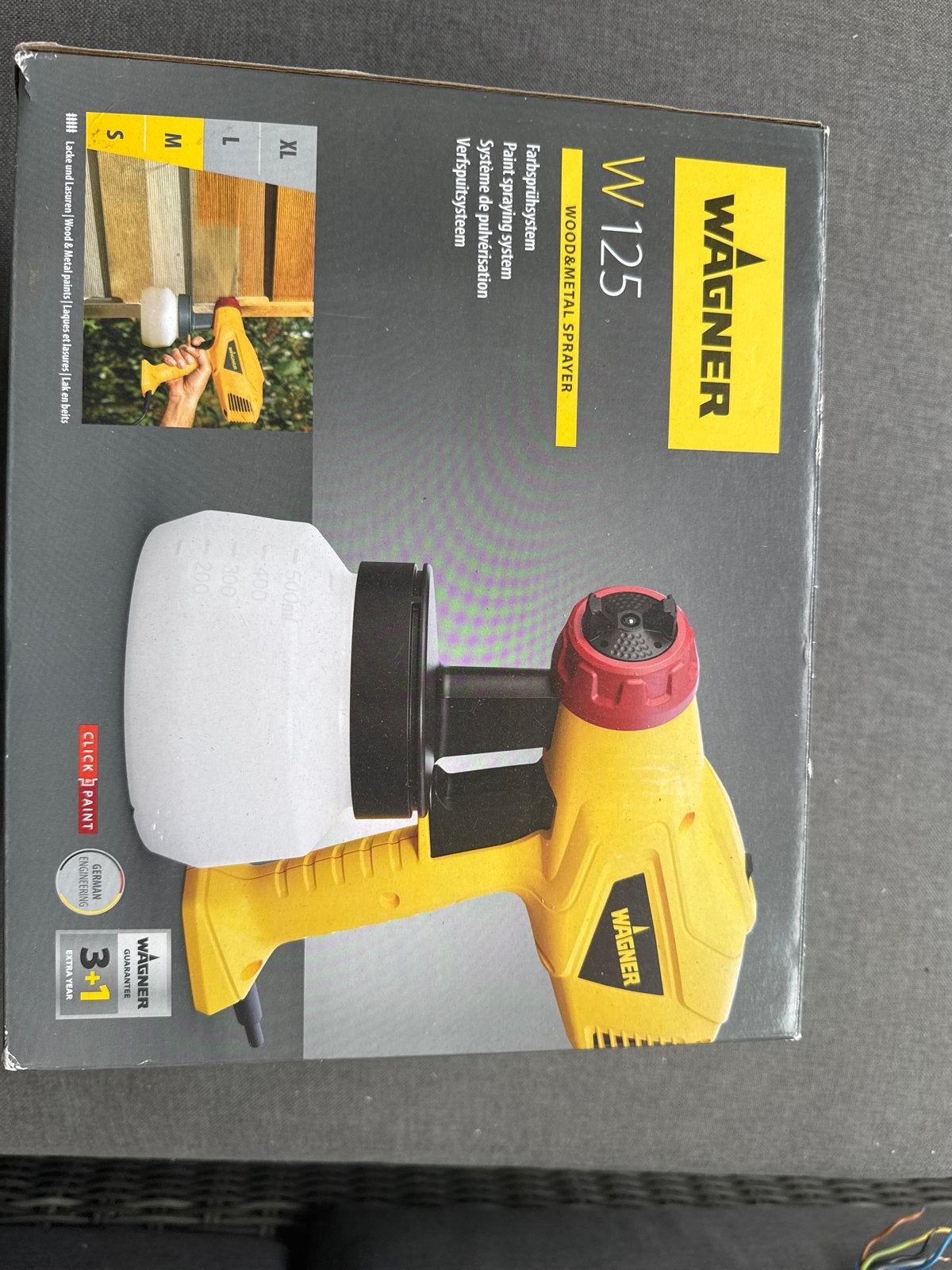 Wagner spuitverfmachine W 125 - Zo goed als nieuw, Ophalen of Verzenden, Zo goed als nieuw, Verfspuit of Verfpomp