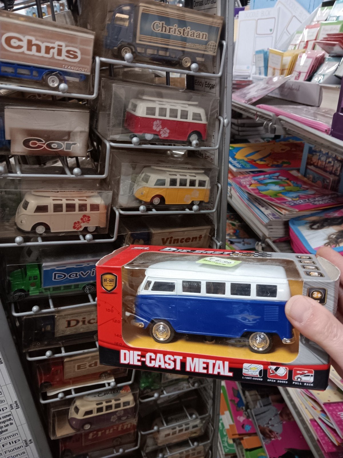 Nieuwe Die-Cast Metal Volkswagen Bus Modelauto, Ophalen of Verzenden, A, A, A