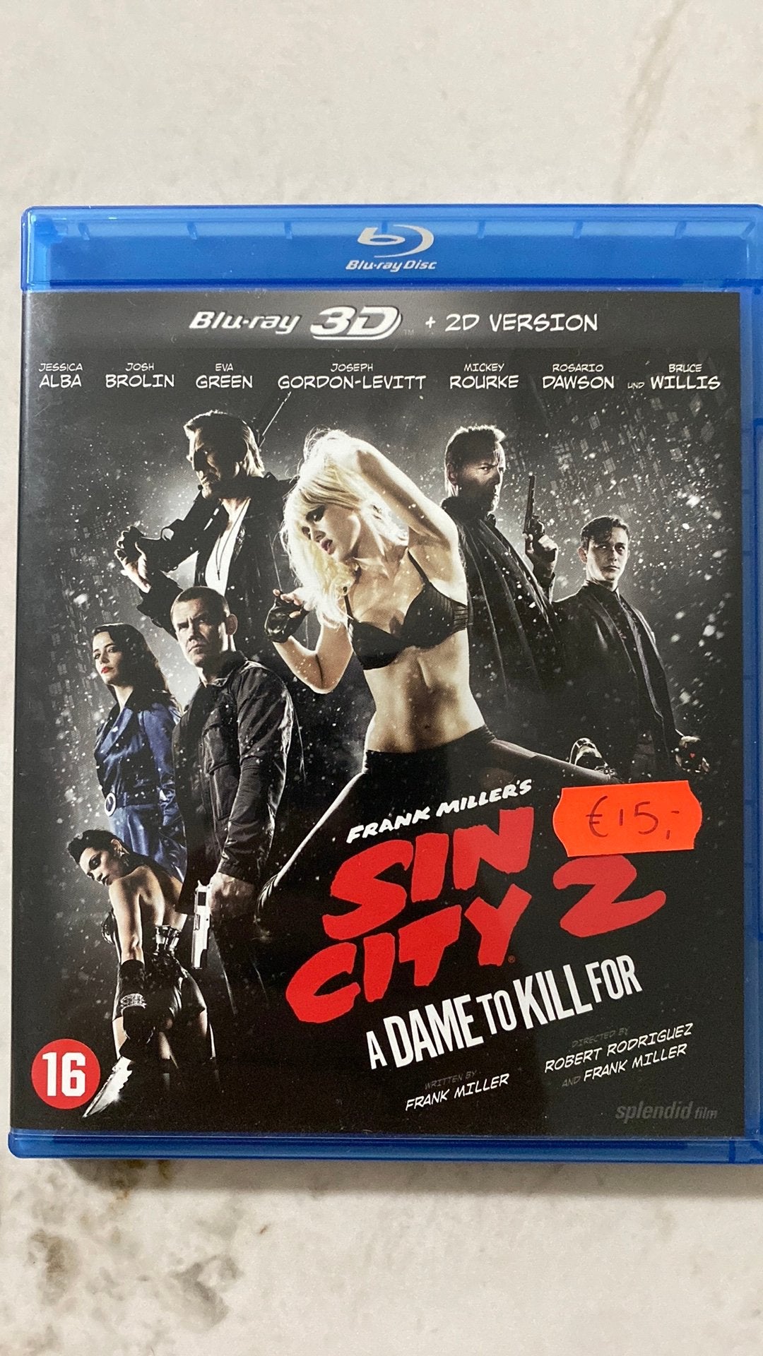 Sin city 2 blu ray NL versie 3D, Ophalen of Verzenden, Zo goed als nieuw, Actie