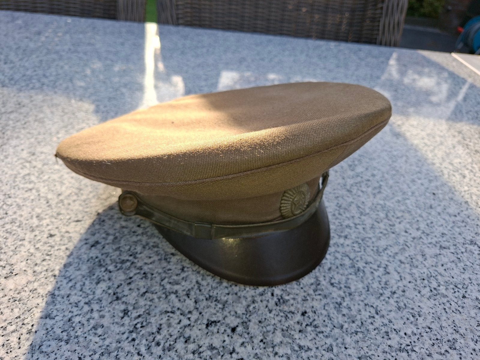 Officier pet USSR (SOVJET UNIE), Verzamelen, Ophalen of Verzenden, Landmacht, Nederland, Helm of Baret