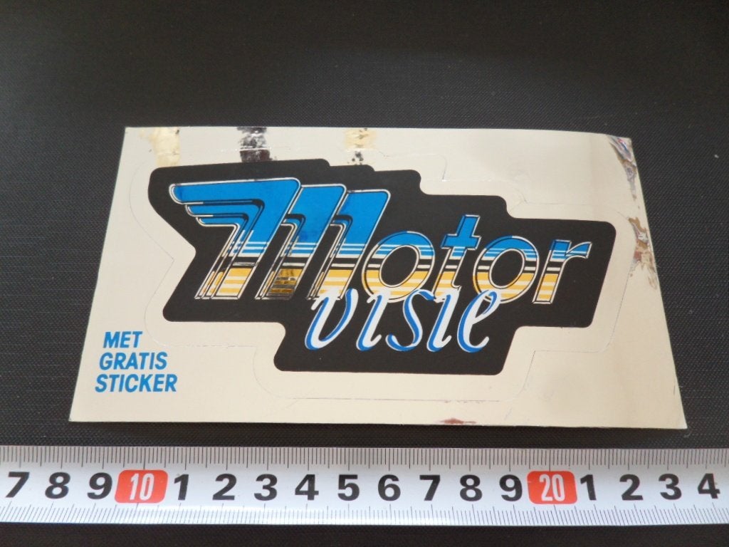 sticker MOTOR Visie, Ophalen, Zo goed als nieuw