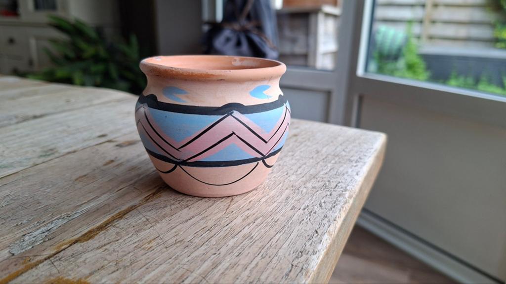 Vintage Navajo aardewerk potje – Handgemaakt Boho / Native s, Antiek en Kunst, Ophalen of Verzenden