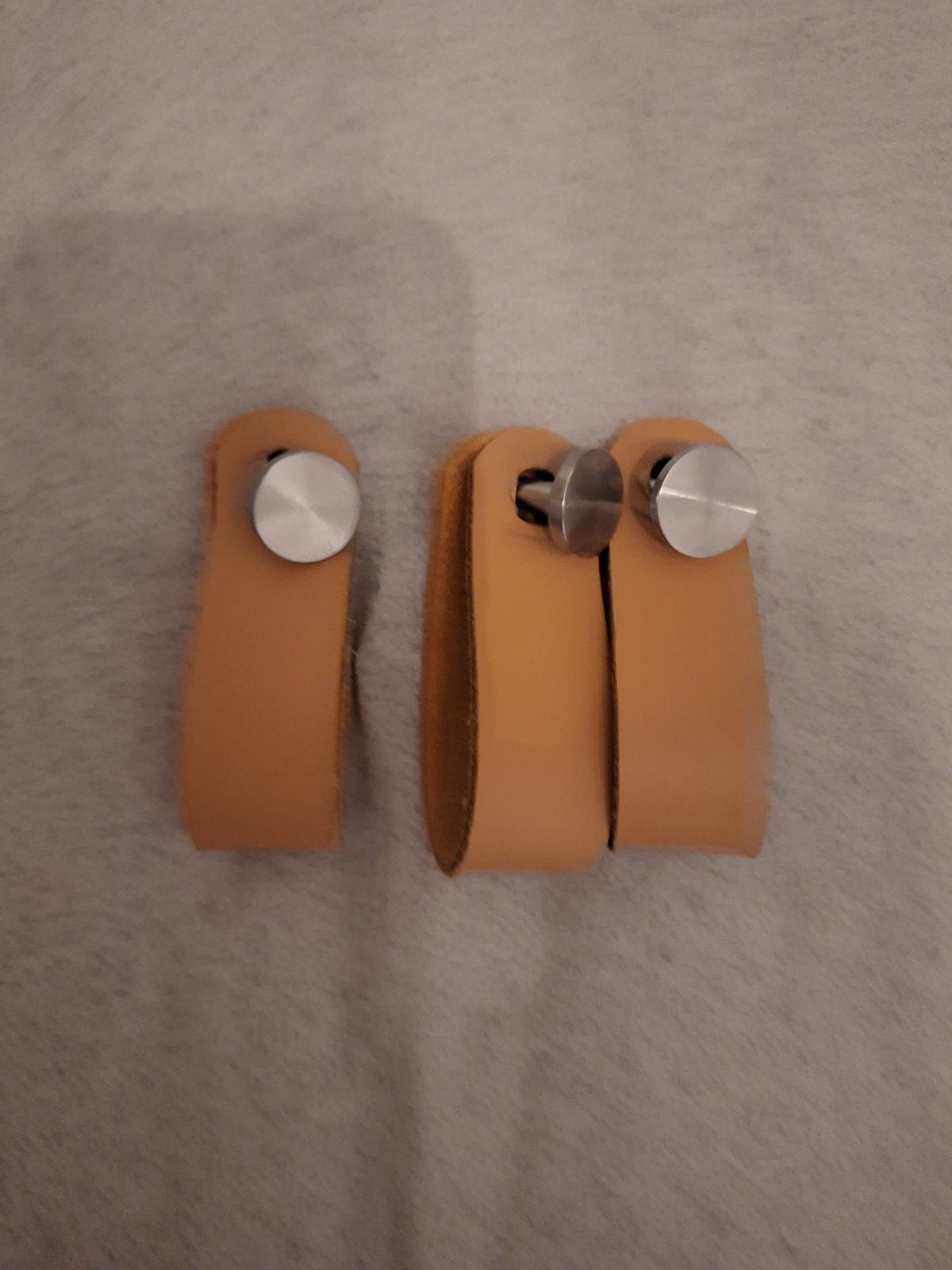 ikea osternas semi Leren handgrepen  (3 stuks), Ophalen of Verzenden, Zo goed als nieuw