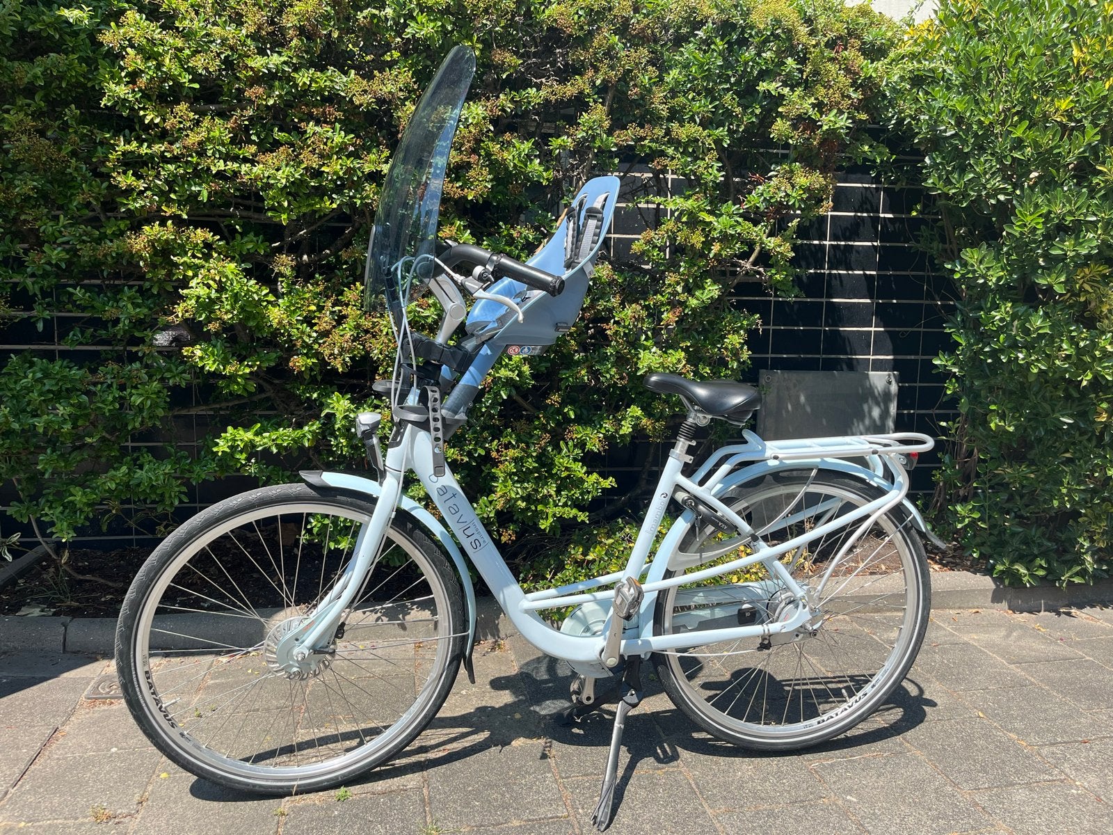 Batavus Mambo Mamafiets 49cm met Urban Iki voorzitje, Ophalen, Gebruikt, 47 tot 50 cm, Batavus