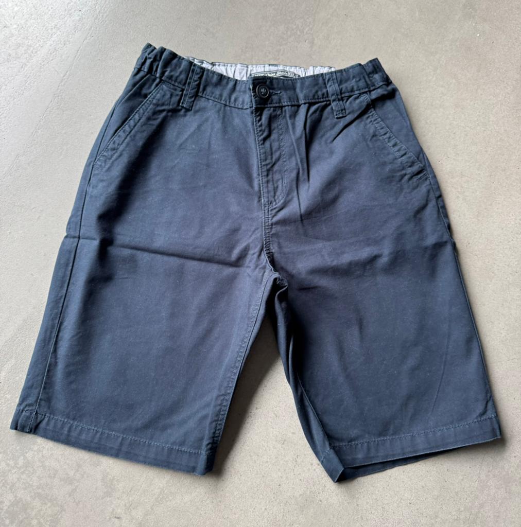 Chino shorts H&M donkerblauw maat 146, Ophalen of Verzenden, Gebruikt, Jongen, Broek