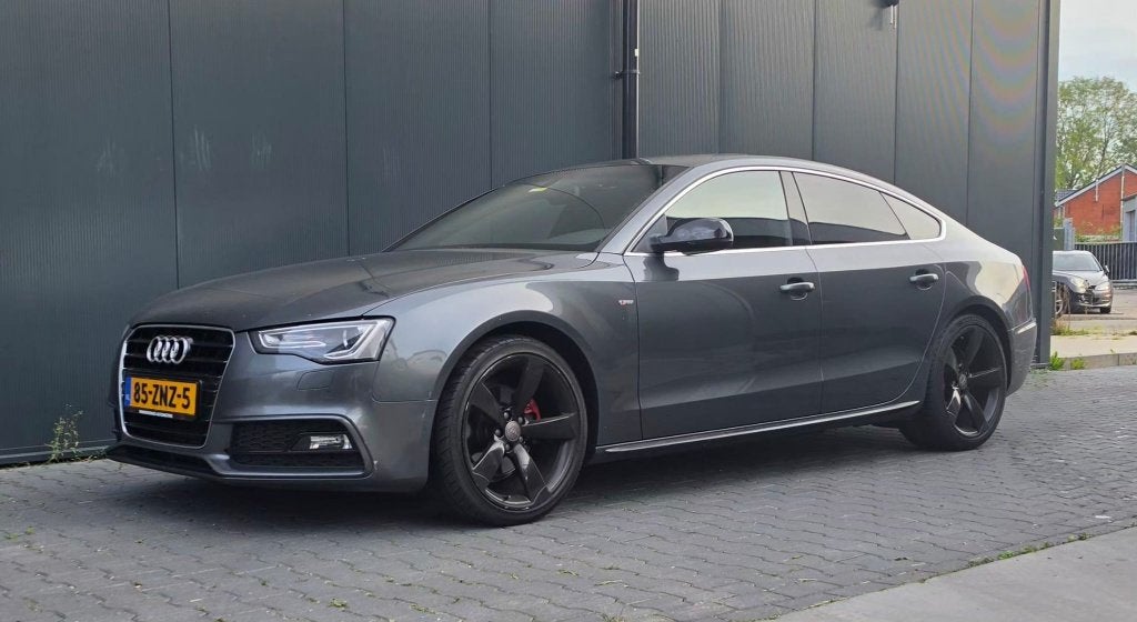 Audi A5 1.8 Tfsi 125KW Sportback M-tr 2013 Grijs, Auto's, Zwart, 4 cilinders, Bi-Xenon koplampen, Leder en Stof