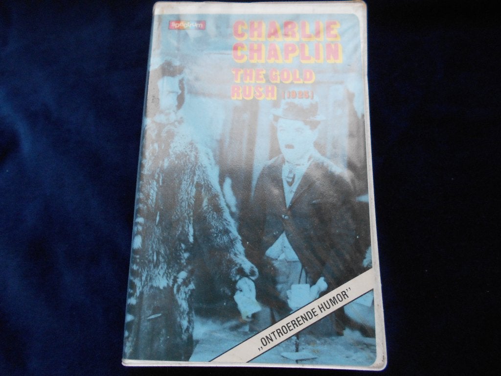 Video: Charlie Chaplin, The Gold Rush, 1925, nu 0,75., Alle leeftijden, Ophalen of Verzenden, Gebruikt, Komedie