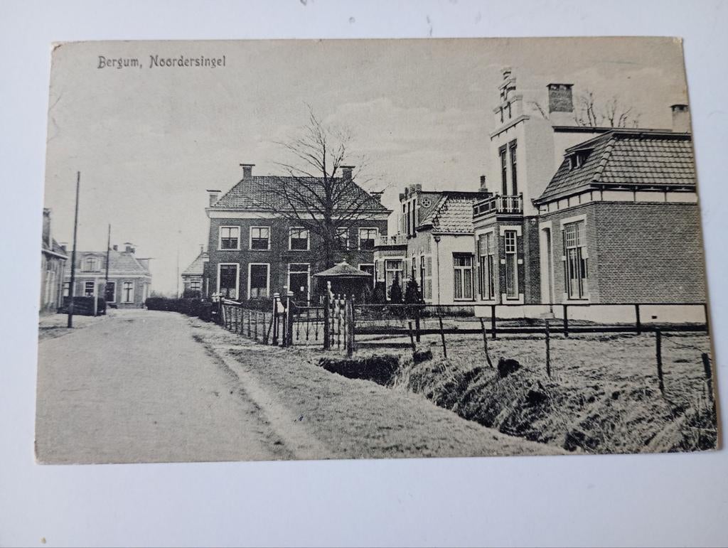 Bergum Noordersingel 1918, Ophalen of Verzenden, Voor 1920, Gelopen, Friesland