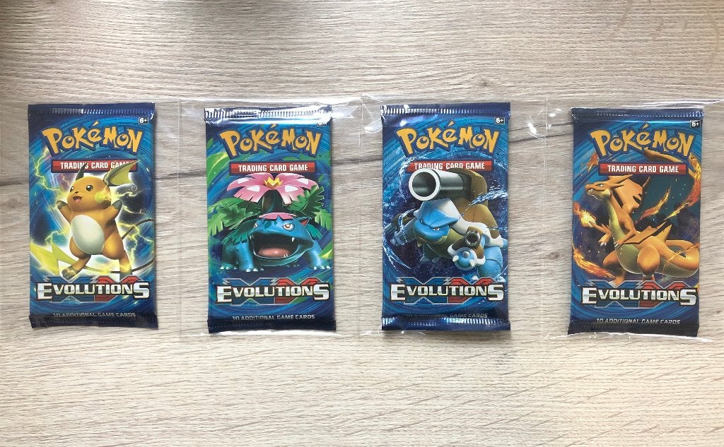 XY Evolutions boosterpack Pokemon - full art set - sealed!, Ophalen of Verzenden, Nieuw, Booster, Foil