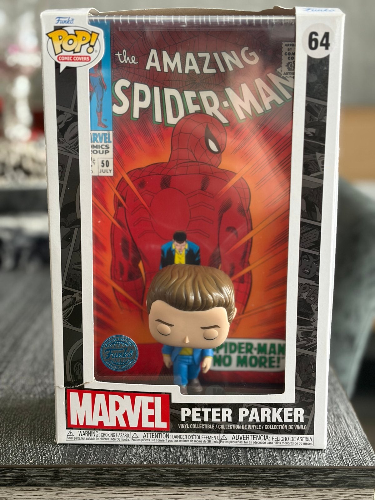 Funko Pop! Comic Covers: The Amazing Spider-Man #64, Ophalen of Verzenden, Nieuw