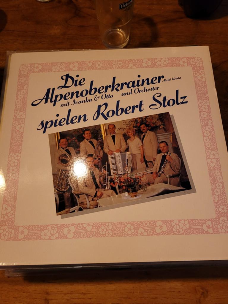 Die Alpenoberkrainer spelen Robert Stolz LP, Ophalen of Verzenden, Gebruikt, Streekmuziek