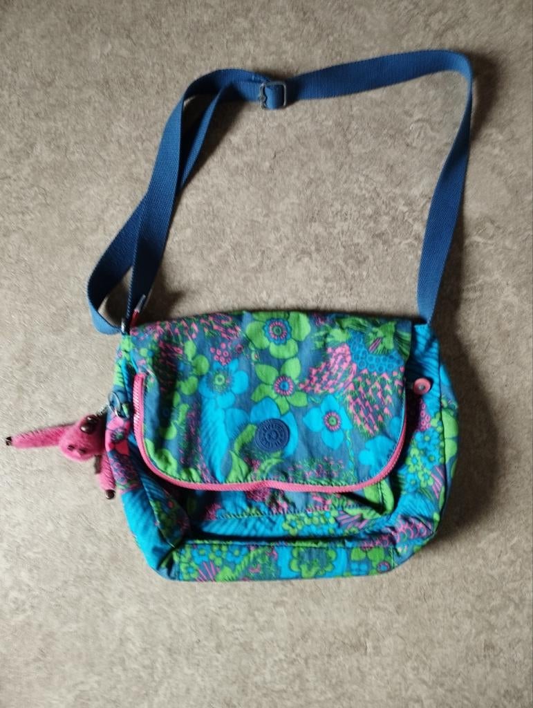 Kipling Schoudertas met Bloemenprint, Ophalen of Verzenden, Zo goed als nieuw, Overige kleuren, Schoudertasje