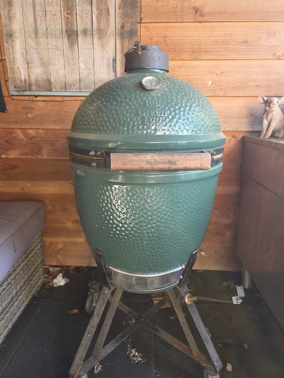 Big green egg Large, Ophalen, Gebruikt