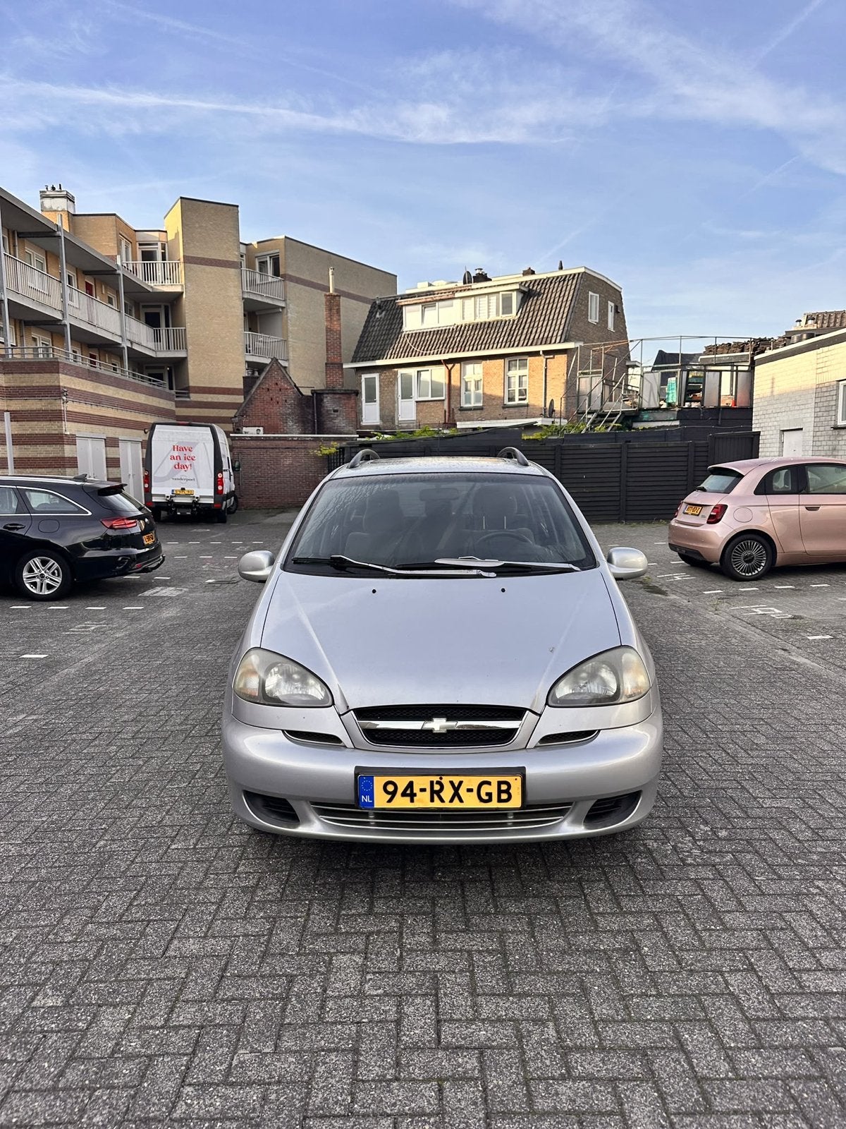 Chevrolet Tacuma 1.6 2005 Grijs; km stand 135.698, Auto's, Voorwielaandrijving, Stof, Origineel Nederlands, 1200 kg