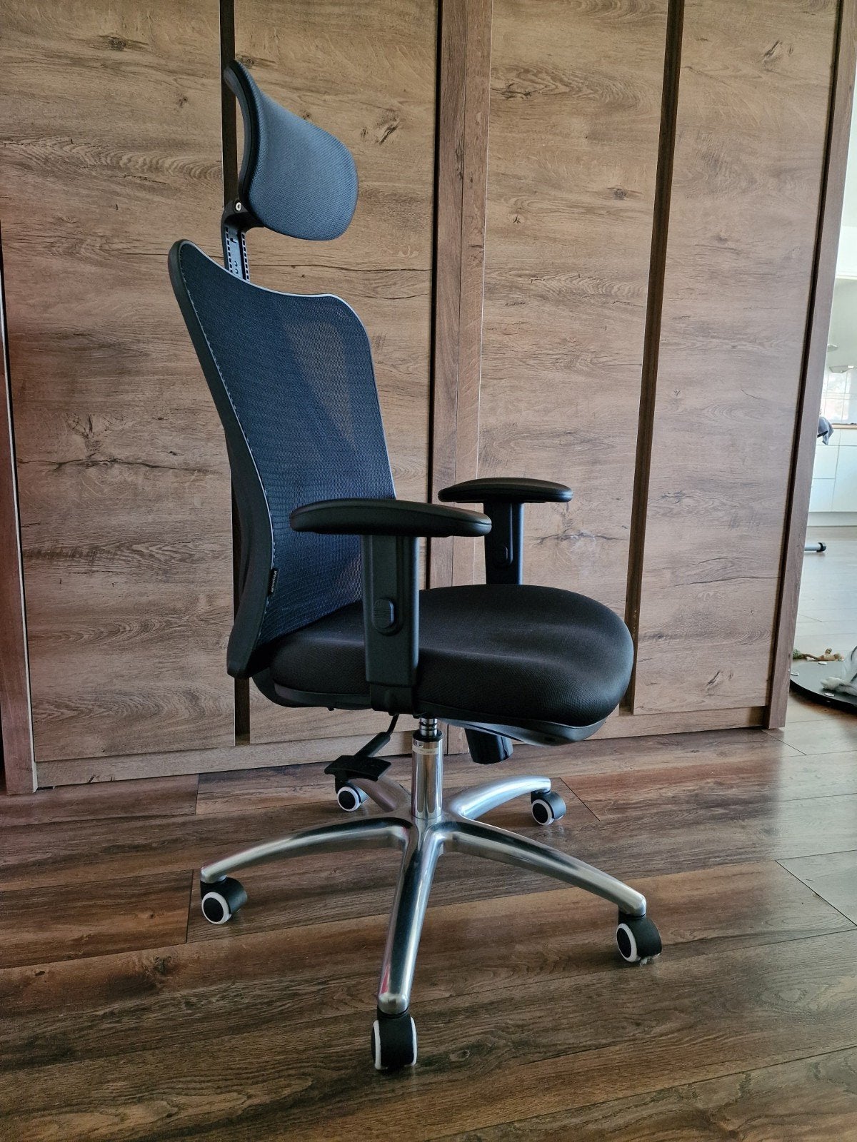 Ergonomische Bureaustoel - Gamestoel - Zwart, Ophalen of Verzenden, Zo goed als nieuw, Zwart