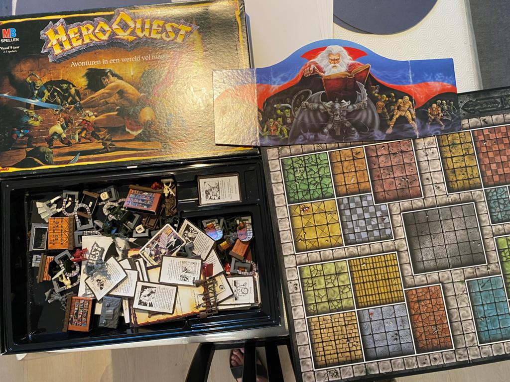 Heroquest bordspel - Niet compleet, figuren ontbreken/defect, Hobby en Vrije tijd, Gezelschapsspellen | Bordspellen, Drie of vier spelers