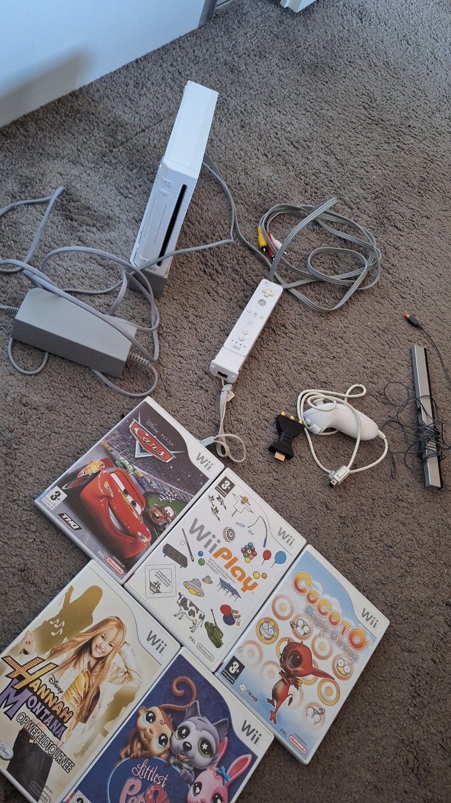 Wii met spellen, 1 speler, Ophalen, Vanaf 3 jaar