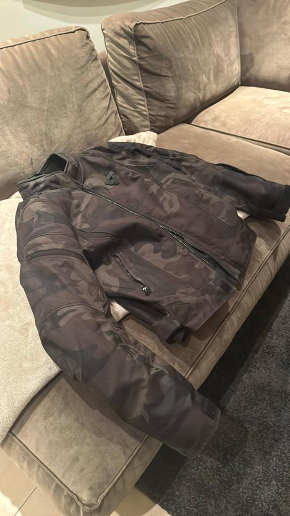 REV'IT! Motorjas - Camouflage Textiel, Motoren, Kleding | Motorkleding, Jas | textiel, Heren, Tweedehands, Ophalen