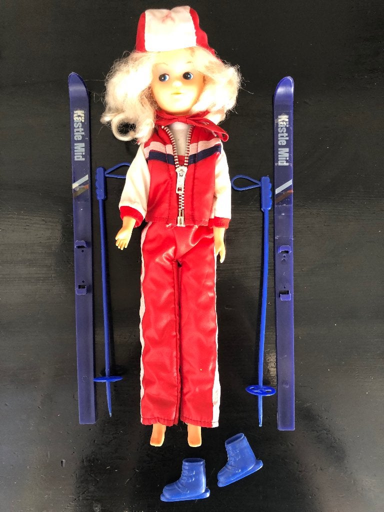 Fleur (Otto Simon) #385-1092 Skistar Fleur 1981 (Sindy), Verzamelen, Poppen, Ophalen of Verzenden, Gebruikt, Fashion Doll