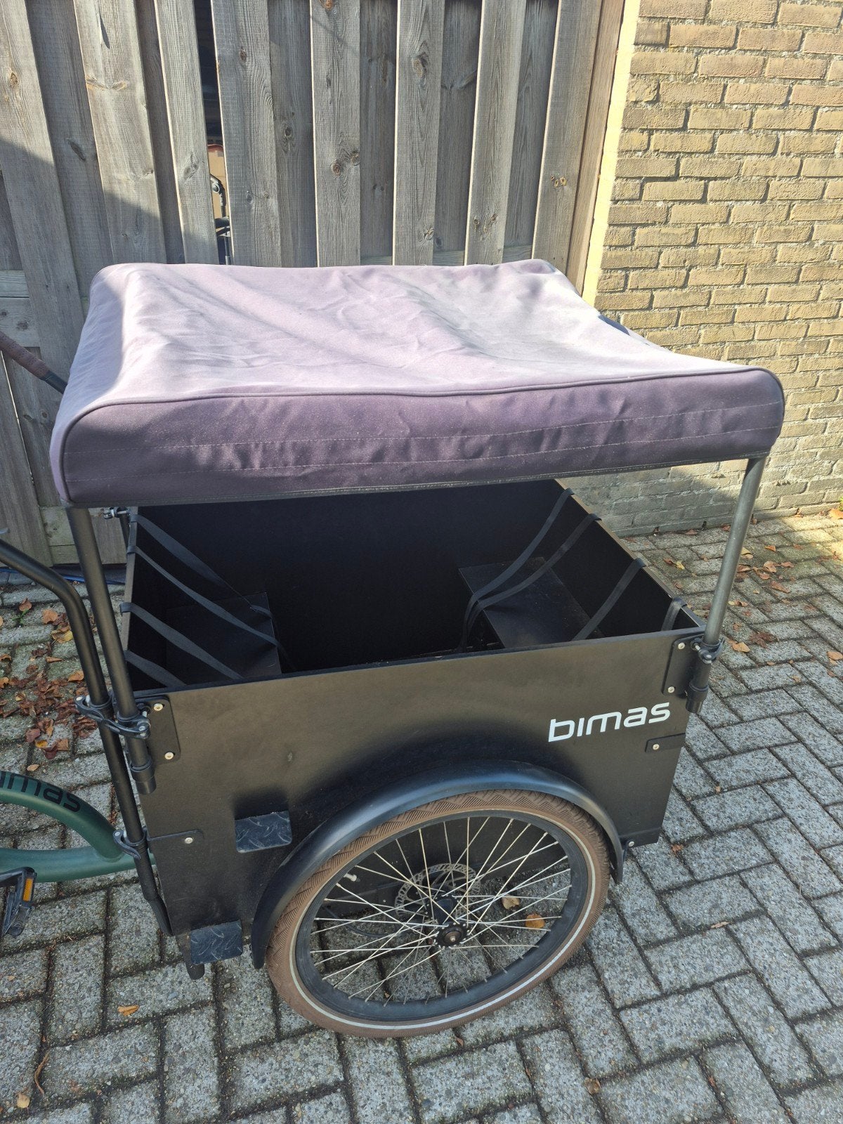 Bimas E-Cargo Bakfiets - Compleet en Netjes, Fietsen en Brommers, Gebruikt, Goederen, Elektrisch, Schijfrem