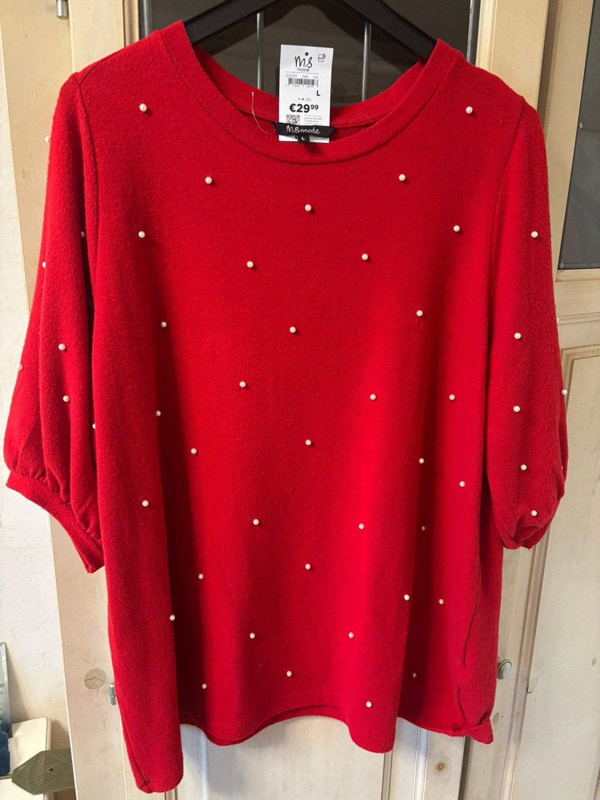 Nieuw felrood truitje M&S Mode maat L, Ophalen of Verzenden, Nieuw, Maat 42/44 (L), Rood