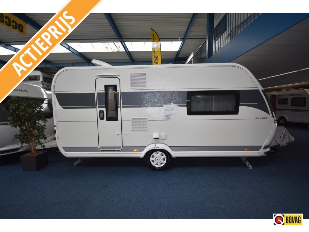 Hobby De Luxe 460 SFF VOORTENT / AS 1500 KG, Serviceluik, Hobby, Bedrijf, Treinzit