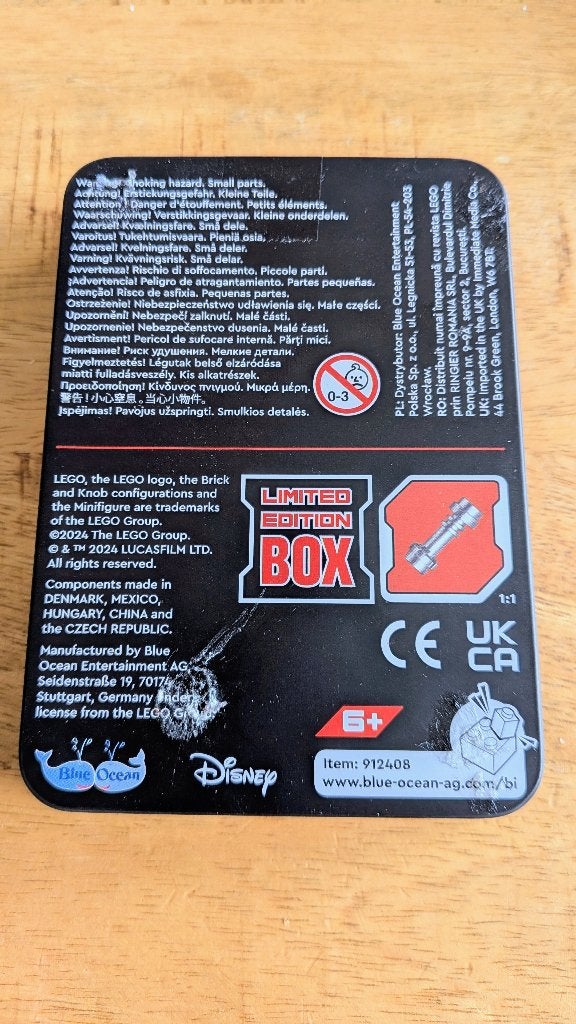 Lego 912408 Darth Vader tin | Star Wars | Limited Edition, Star Wars, Lego, Overige typen, Nieuw