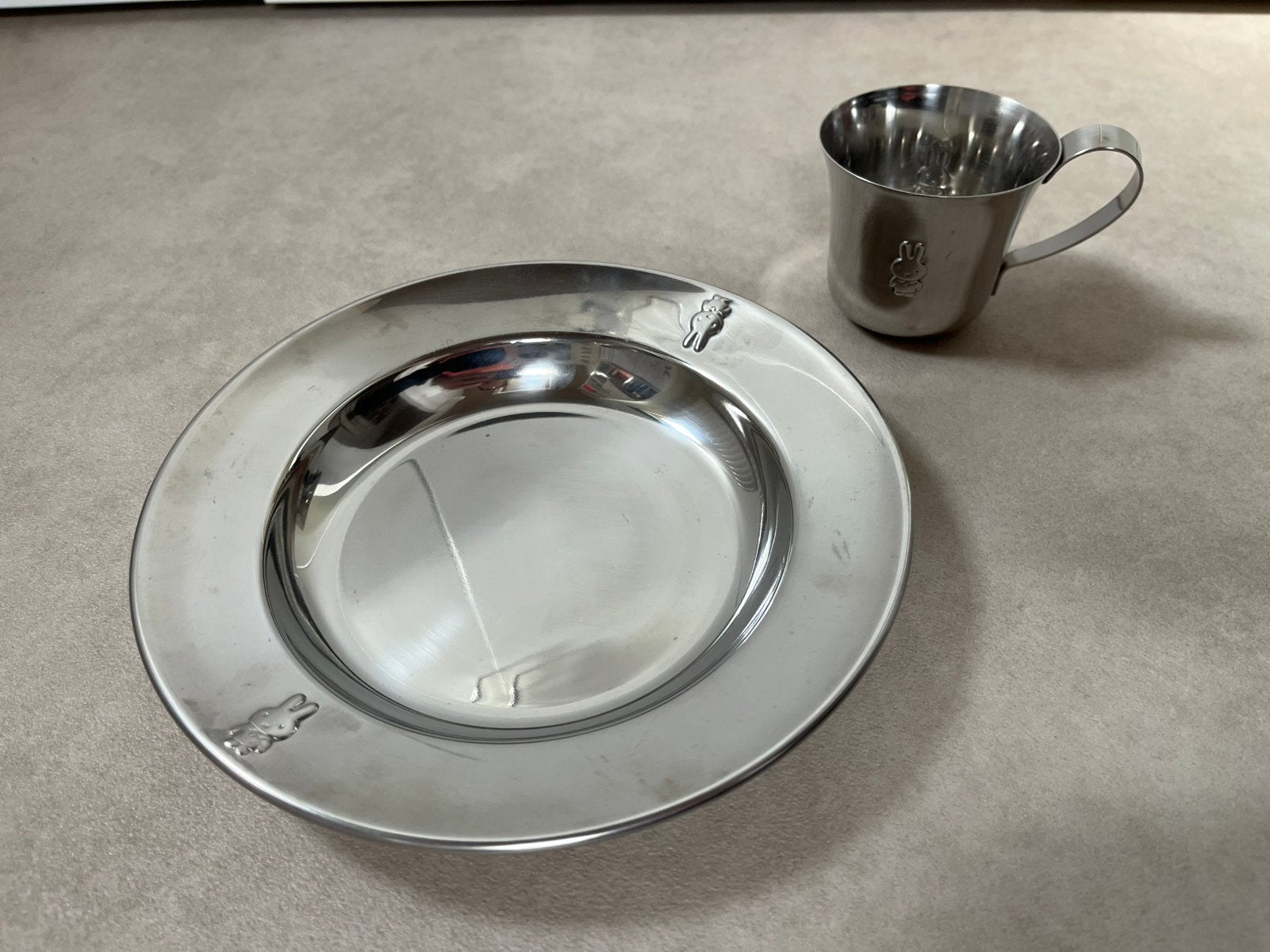 Nijntje Zilverstad servies - ALS NIEUW, Ophalen of Verzenden, Zo goed als nieuw