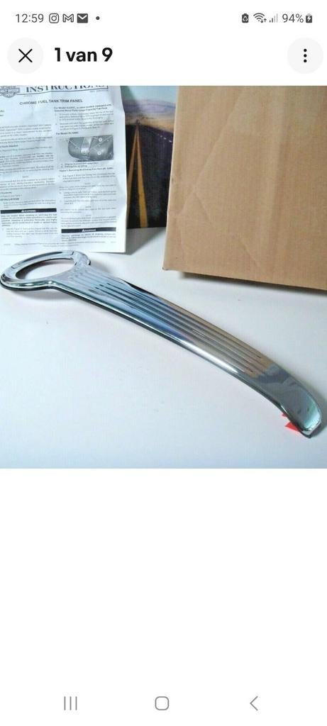 GEZOCHT TANK TRIM PANEL CHROOM, Motoren, Onderdelen | Harley-Davidson, Ophalen of Verzenden