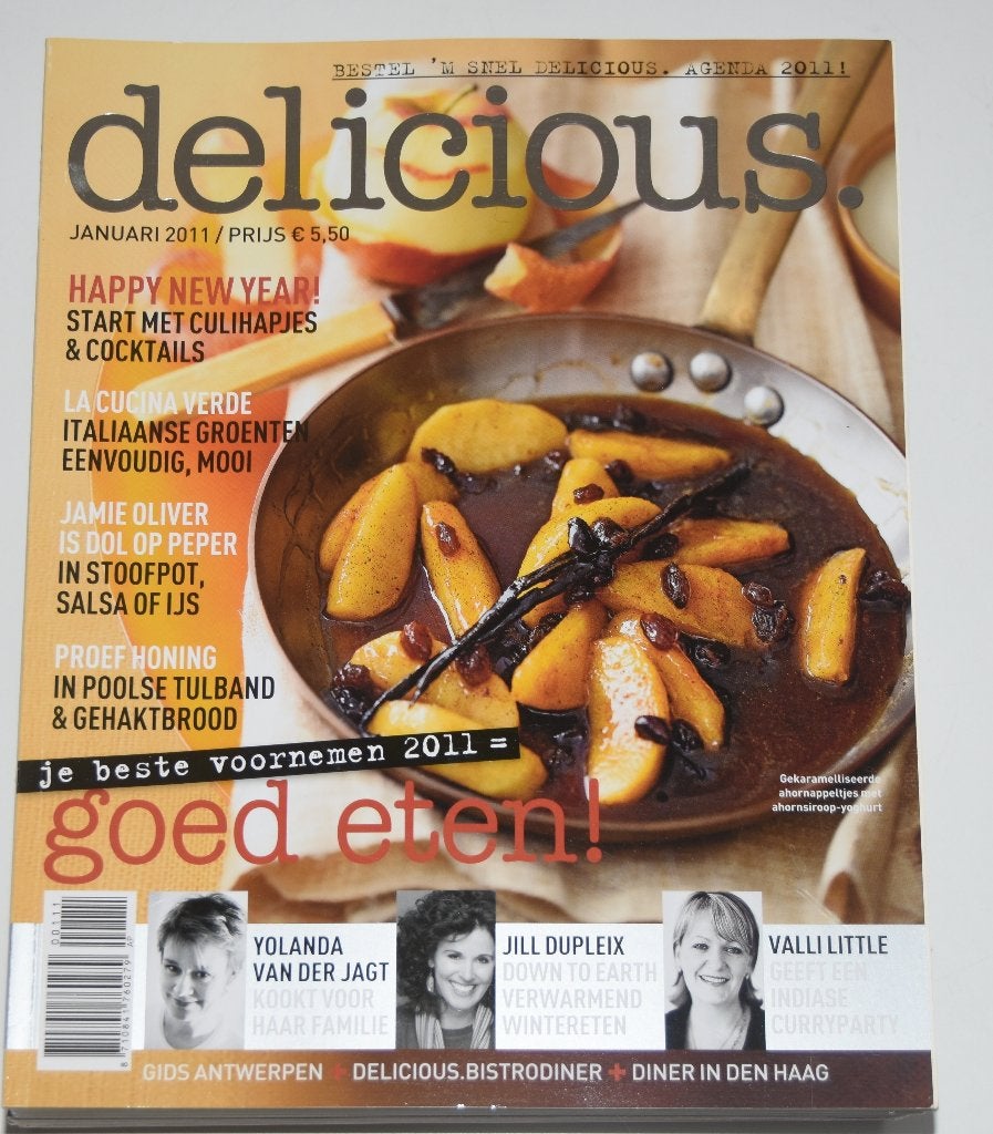 12 Delicious tijdschriften 2011 incl. Kerst nummer, Verzenden, Zo goed als nieuw, Damesbladen