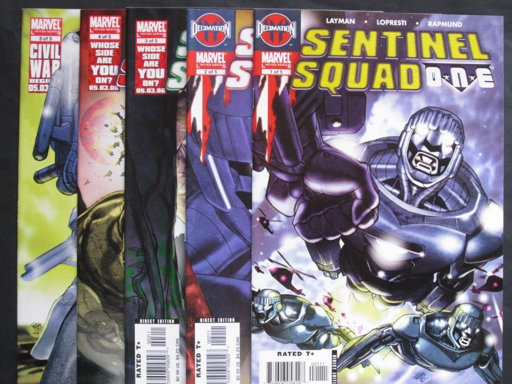 Sentinel Squad O.N.E. #1-5 Marvel 2006 Complete miniserie, Amerika, Verzenden, Complete serie of reeks, Nieuw