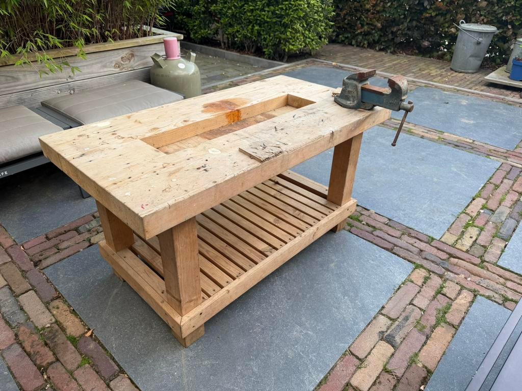 Kinder werkbank, Doe-het-zelf en Verbouw, Werkbanken, Ophalen, Gebruikt, Bankschroef