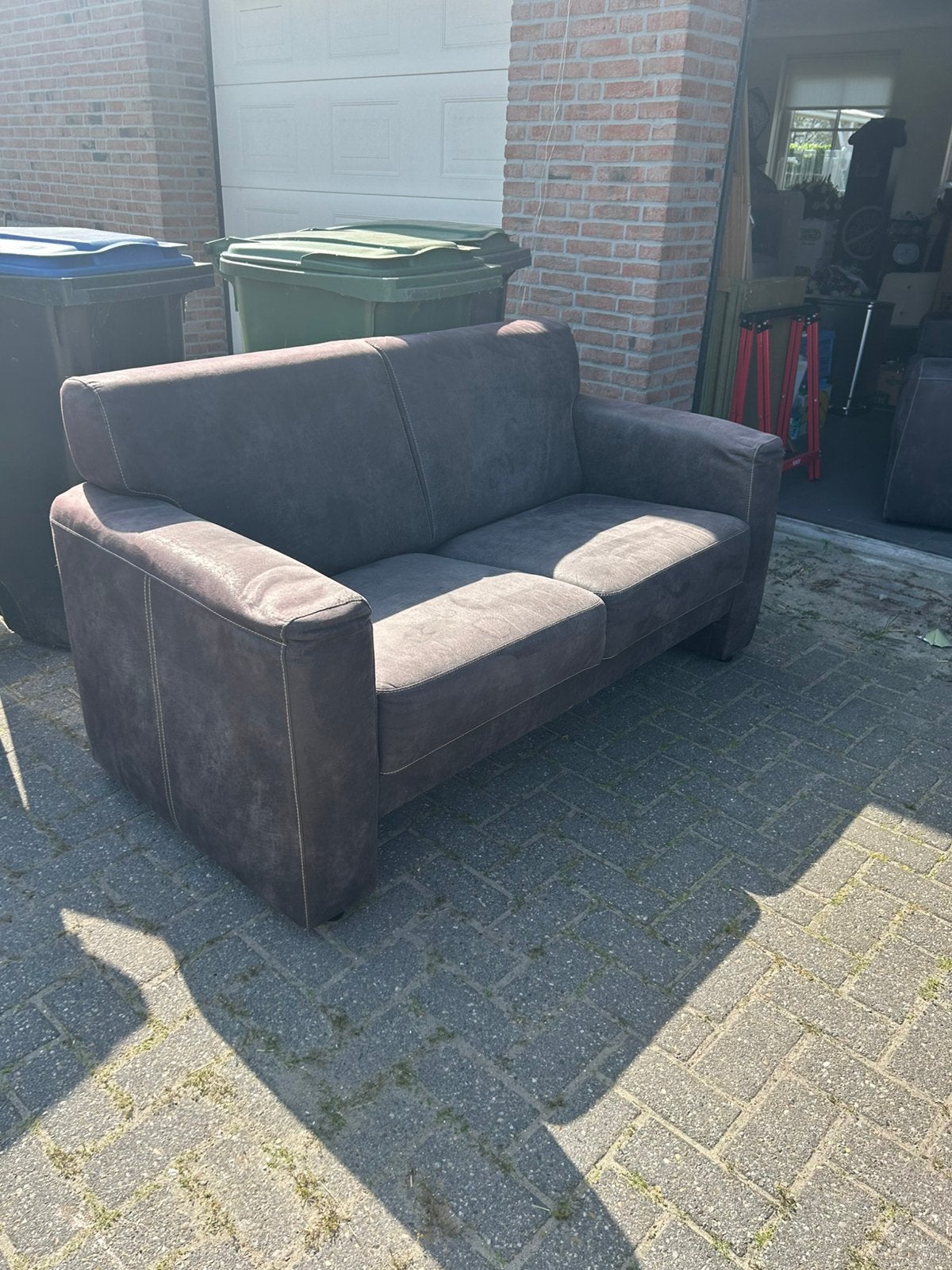 Gratis bank, Huis en Inrichting, Banken | Bankstellen, Ophalen, 150 tot 200 cm, Tweepersoons, 75 tot 100 cm