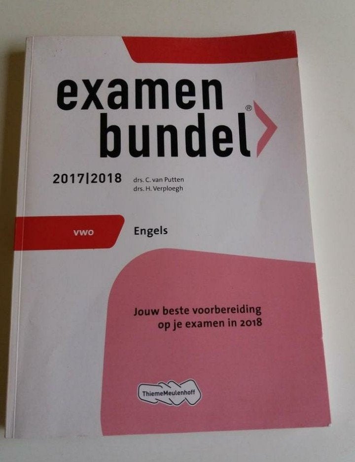 Examenbundel VWO Engels, Verzenden, Zo goed als nieuw, VWO, Engels