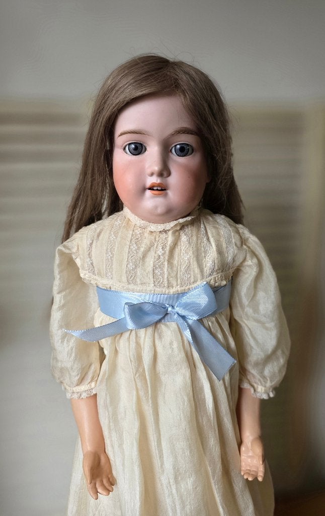 **KOOPJE** antieke pop ~ armand marseille 370, 80 cm, Ophalen of Verzenden, Gebruikt, Pop