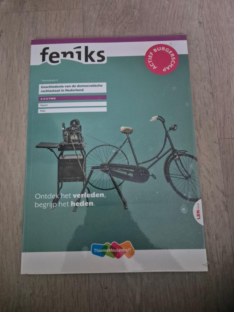 Feniks Geschiedenis 4-5-6 VWO - Actief Burgerschap, Boeken, Ophalen of Verzenden, Gamma, Zo goed als nieuw