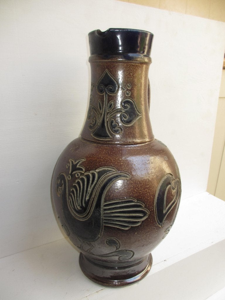 Art deco kruik van meester keramist Roger Guérin 50cm groot, Ophalen