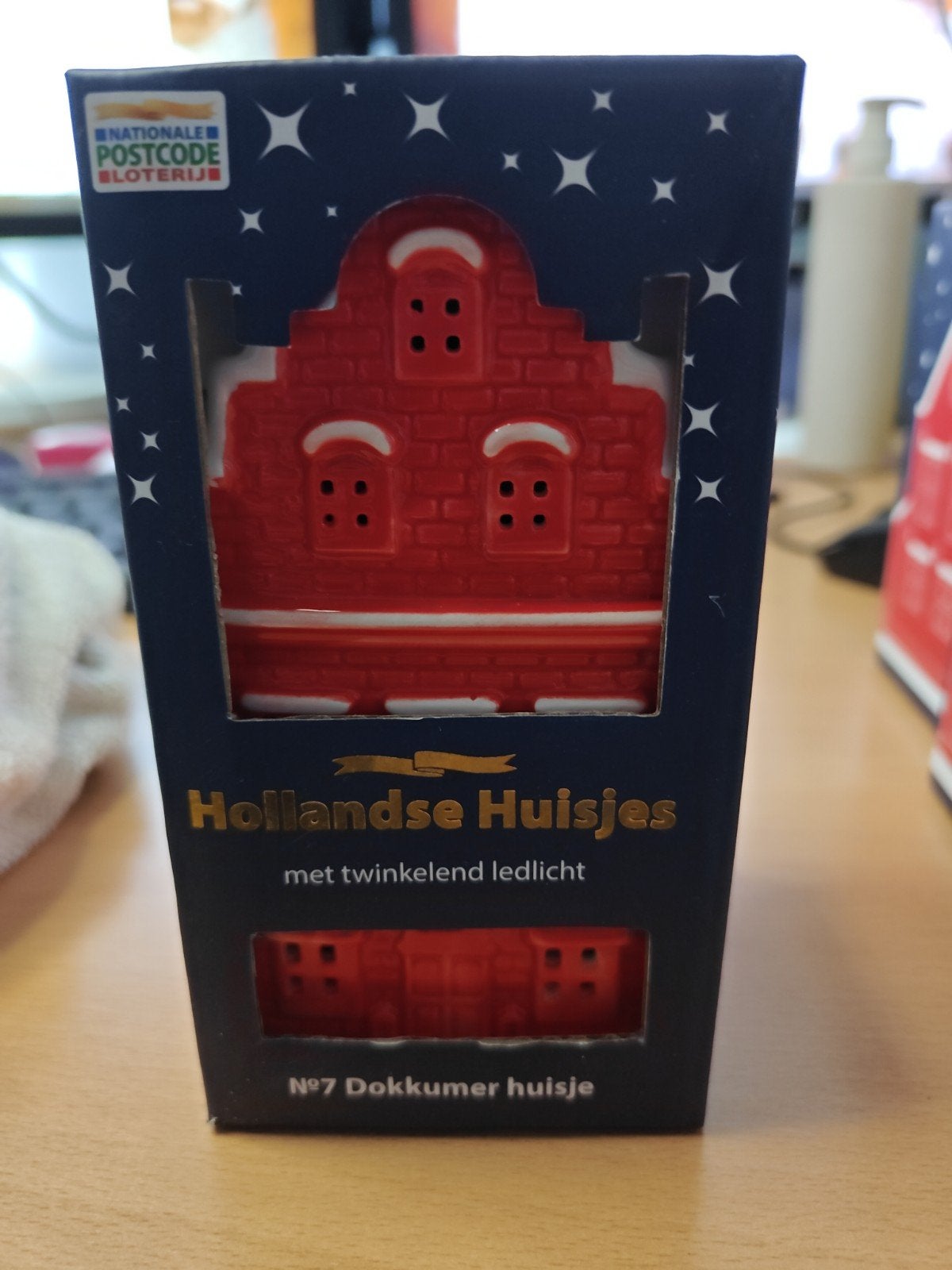 Postcodeloterij Hollands Huisje Dokkum met LED-licht, Nieuw, Ophalen of Verzenden, Klassiek, Rood