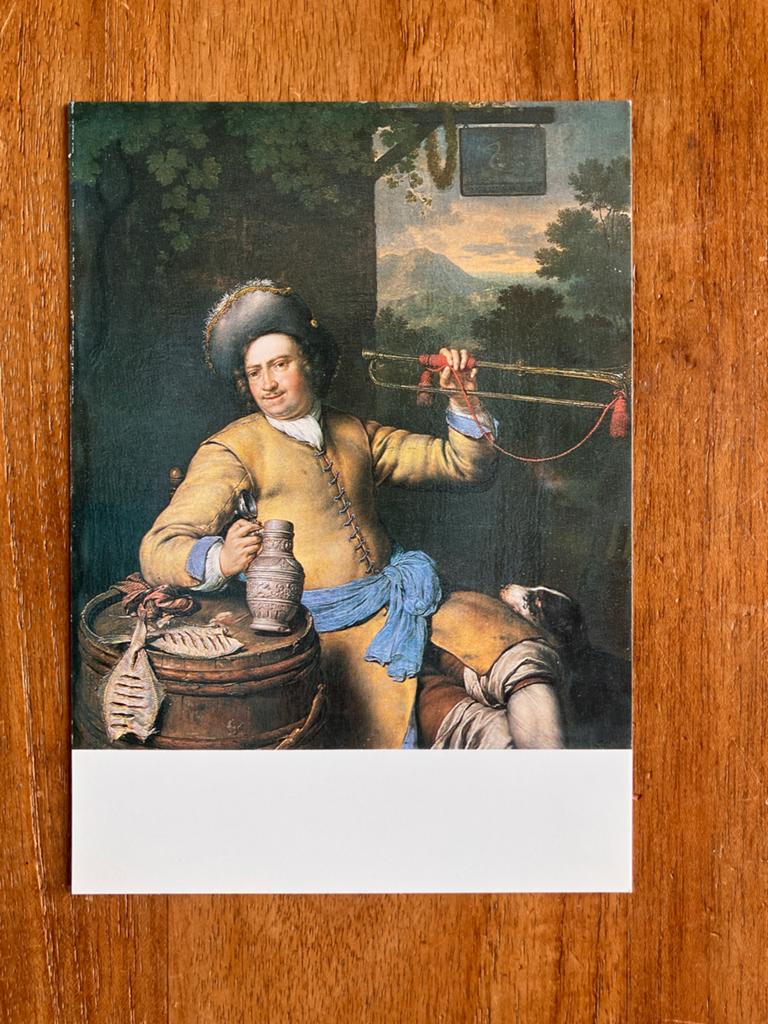 W van Mieris. De Trompetter., Ophalen of Verzenden, 1980 tot heden, Ongelopen, Muziek