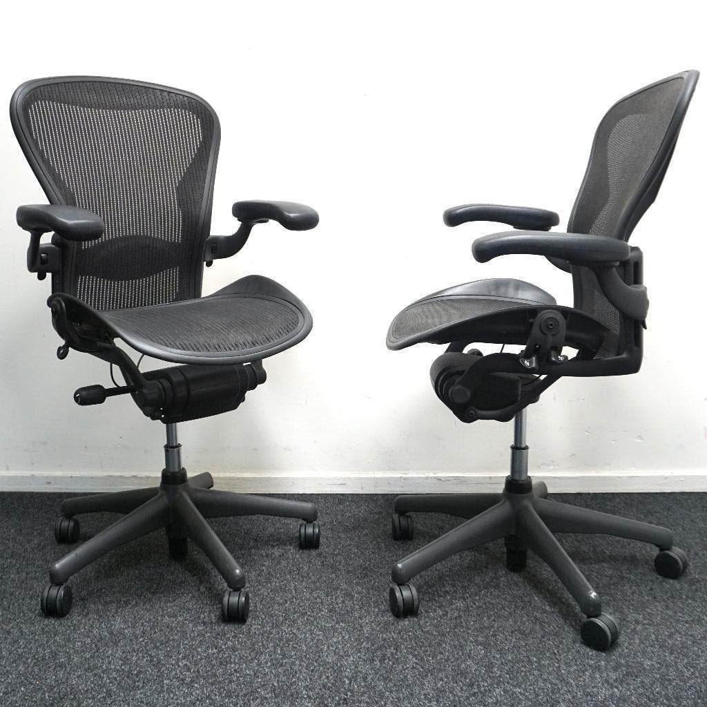 Herman Miller Aeron type B Bureaustoelen | Ergonomisch, Huis en Inrichting, Bureaustoelen, Gebruikt, Overige kleuren, -, -