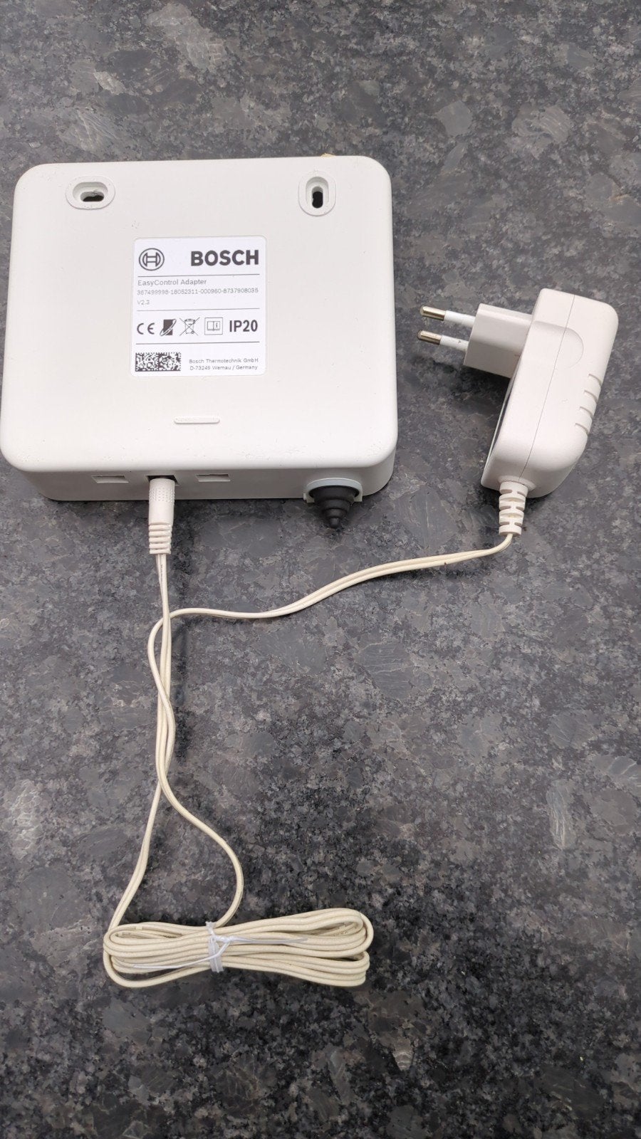 Bosch EasyControl Adapter met voedingskabel, Ophalen