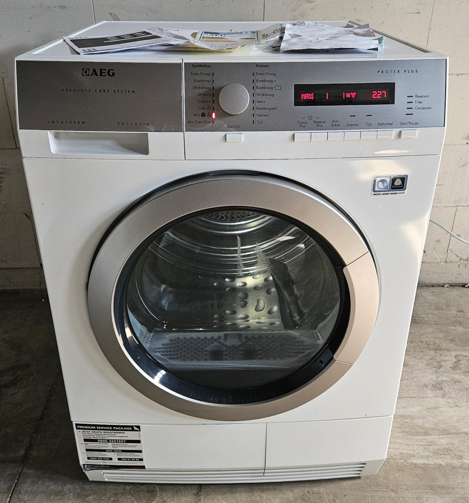 zeer nette AEG T76789NIH1 condens/warmtepompdroger. 8kg, A++, Witgoed en Apparatuur, Wasdrogers, Ophalen, Overige typen, 8 tot 10 kg