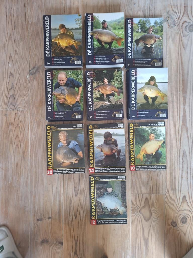 Collectie Dé Karperwereld magazines (nummers 2-93), Ophalen, Overige typen